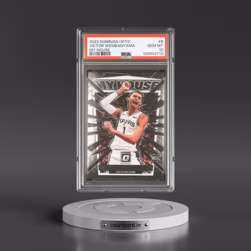 2023 Panini Donruss Optic My House #6 Victor Wembanyama (PSA 10 GEM MINT)