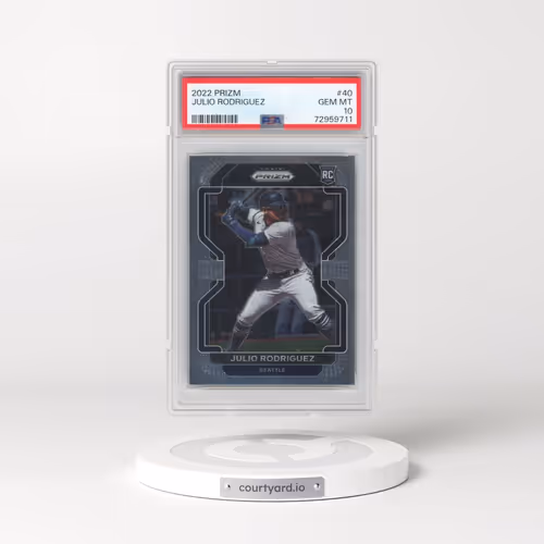2022 Panini Prizm #40 Julio Rodriguez (PSA 10 GEM MINT)