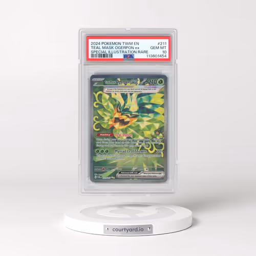 2024 Pokémon Twm EN-Twilight Masquerade #211 Teal Mask Ogerpon EX - Holo Special Illustration Rare (PSA 10 GEM MINT)
