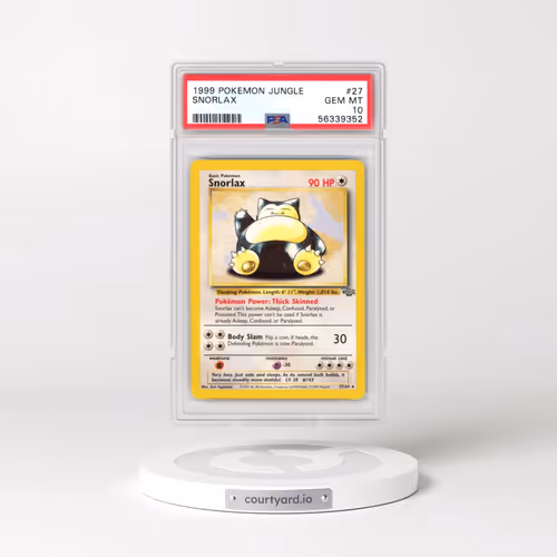 1999 Jungle #27 Snorlax (PSA 10 GEM MINT)