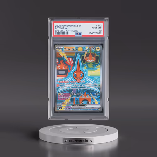 2025 Pokémon M2-Inferno X #112 Rotom EX - Holo Special Art Rare (PSA 10 GEM MINT)