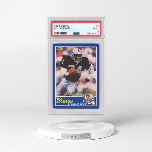 1989 Score #2 Bo Jackson (PSA 9 MINT)