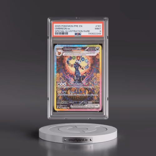 2025 Pokémon Pre EN-Prismatic Evolutions #161 Umbreon EX - Holo Special Illustration Rare (PSA 9 MIN