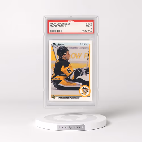 1990 Upper Deck #178 Mark Recchi (PSA 9 MINT)