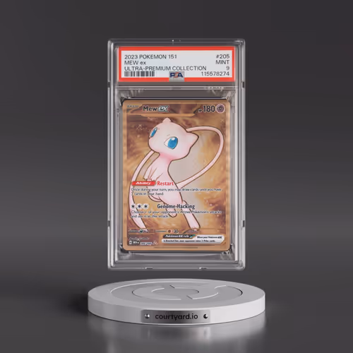 2023 Pokémon 151 Ultra-Premium Collection #205 Mew EX - Holo (PSA 9 MINT)