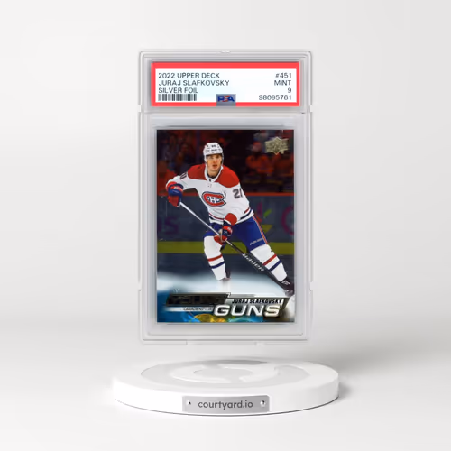 2022 Upper Deck #451 Juraj Slafkovsky - Silver Foil (PSA 9 MINT)