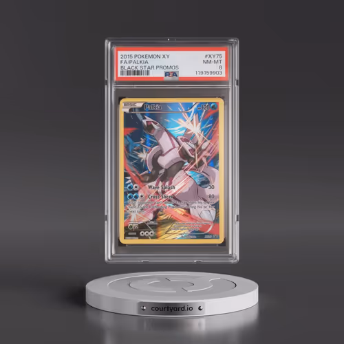 2015 Pokémon XY Black Star Promos #XY75 Palkia - Full Art (PSA 8 NM-MT)