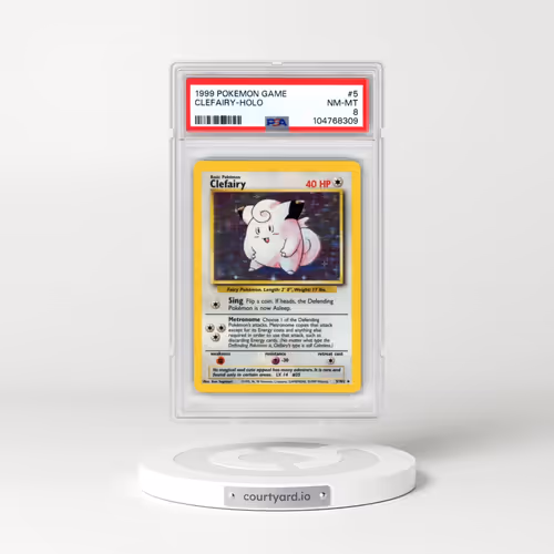 1999 Pokémon Game #5 Clefairy - Holo (PSA 8 NM-MT)
