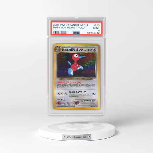 2001 Pokémon Neo 4 #233 Dark PORYGON2 - Holo (PSA 9 MINT)
