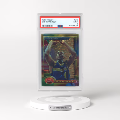 1993 Finest #212 Chris Webber (PSA 9 MINT)