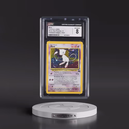 1999 Black Star Promos #9 Mew - Pokémon League (Holo) (CGC 8 NM-MT)