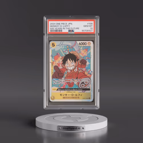 2024 One Piece Japanese OP07-500 Years in the Future #109 Monkey D. Luffy (PSA 10 GEM MINT)