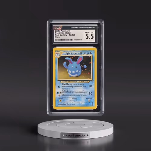 2002 Neo Destiny #13/105 Light Azumarill - Holo (CGC 5.5 EX+)