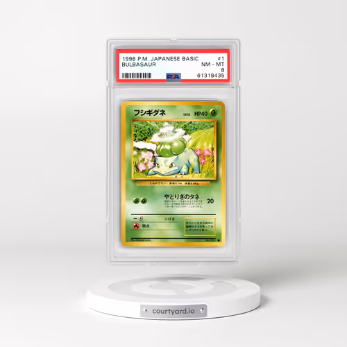 1996 Pokémon Basic #1 Bulbasaur (PSA 8 NM-MT)