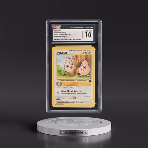 1999 Black Star Promos #36 Igglybuff - Pokémon League (CGC 10 GEM MINT)