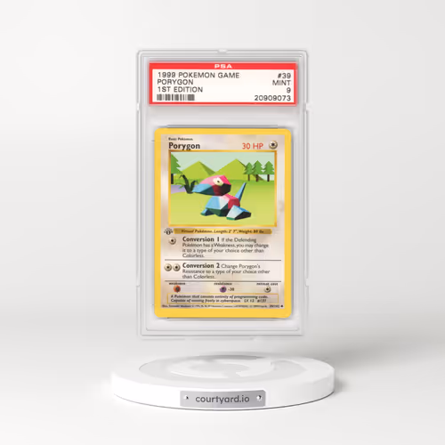 1999 Base Set #39 Porygon - 1st Edition 1st Edition (PSA 9 MINT)