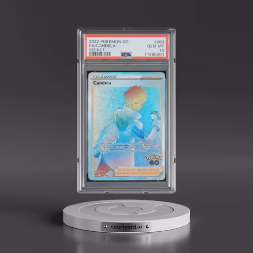 2022 Pokémon Go #083 Candela - Full Art Secret (PSA 10 GEM MINT)
