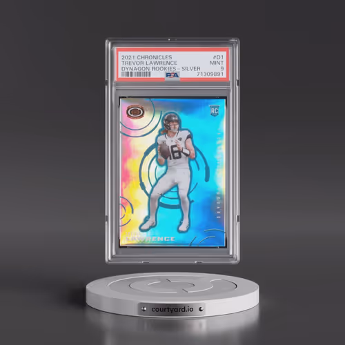 2021 Panini Chronicles Dynagon Rookies #D1 Trevor Lawrence - Silver (PSA 9 MINT)