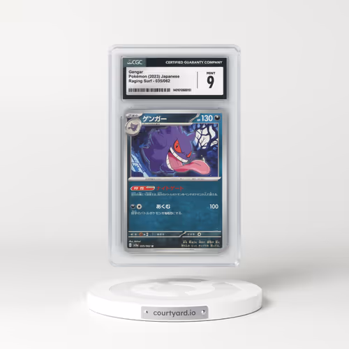 2023 Raging Surf #035/062 Gengar (CGC 9 MINT)