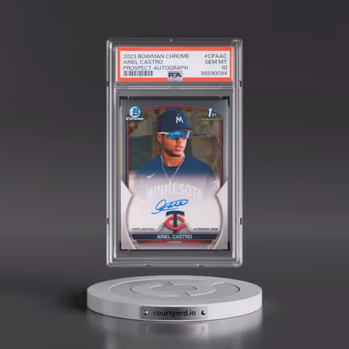 2023 Bowman Chrome Prospect Autographs #CPAAC Ariel Castro (PSA 10 GEM MINT)