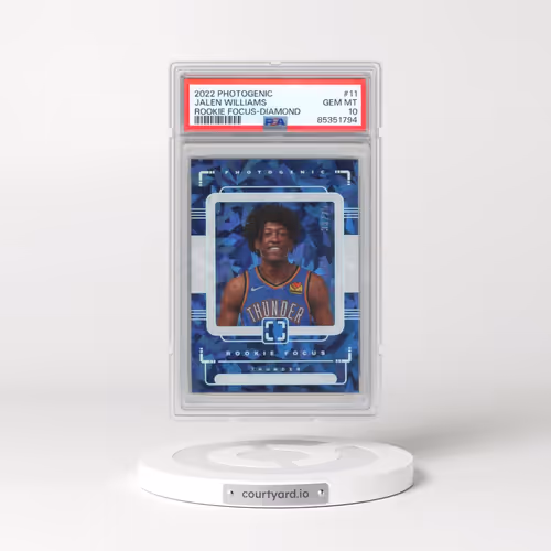 2022 Panini Photogenic Rookie Focus #11 Jalen Williams - Diamond (PSA 10 GEM MINT)