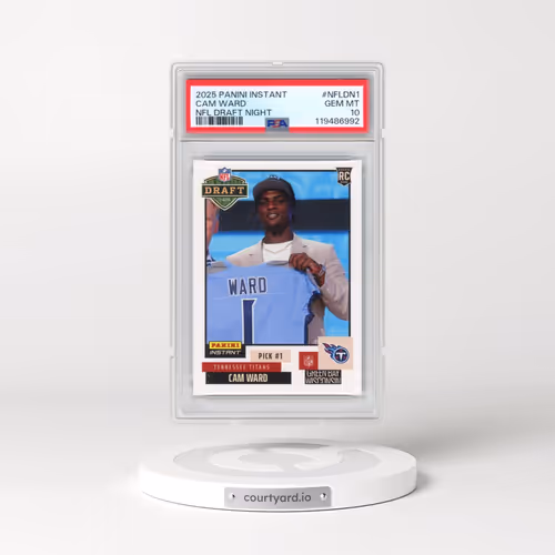 2025 Panini Instant NFL Draft Night #NFLDN1 Cam Ward (PSA 10 GEM MINT)