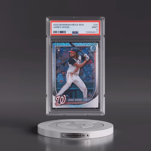 2025 Bowman Mega Box Chrome #29 James Wood (PSA 9 MINT)