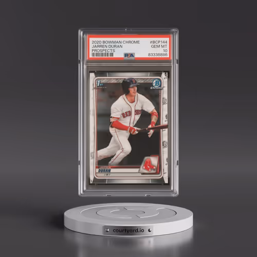 2020 Bowman Chrome Prospects #BCP144 Jarren Duran (PSA 10 GEM MINT)