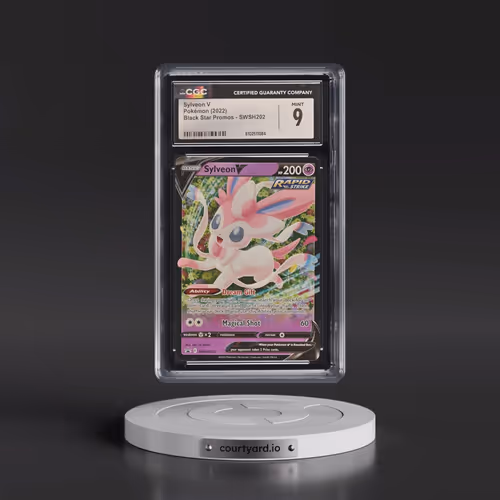 2017 Black Star Promos - Sword & Shield #SWSH202 Sylveon V - Holo V Heroes Tin / Eevee Evolutions Co