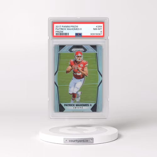 2017 Panini Prizm #269 Patrick Mahomes II - Prizm (PSA 8 NM-MT)