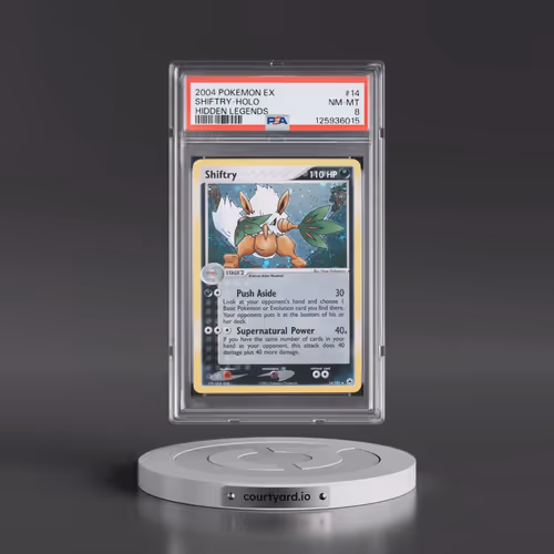 2004 Pokémon EX Hidden Legends #14 Shiftry - Holo (PSA 8 NM-MT)