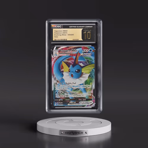 2021 Evolving Skies #030/203 Vaporeon VMAX - Holo (CGC 10 PRISTINE)