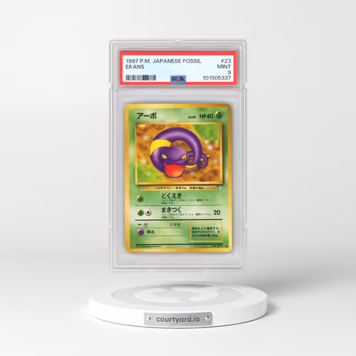 1997 Pokémon Fossil #23 Ekans (PSA 9 MINT)