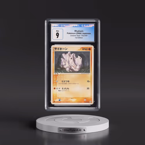 2004 Undone Seal #052/083 Rhyhorn - 1st Edition (CGC 9 MINT)