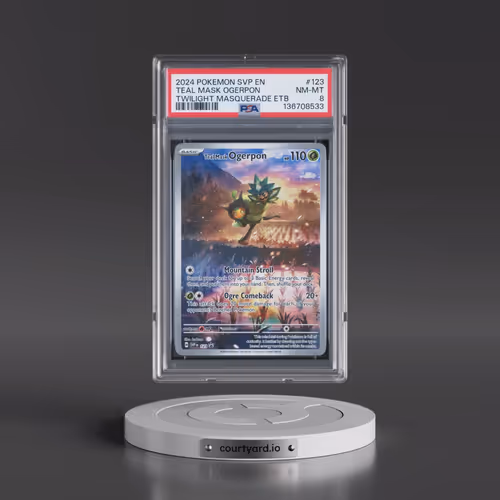 2024 Pokémon Svp EN-SV Black Star Promo #123 Teal Mask Ogerpon - Twilight Masquerade Elite Trainer B