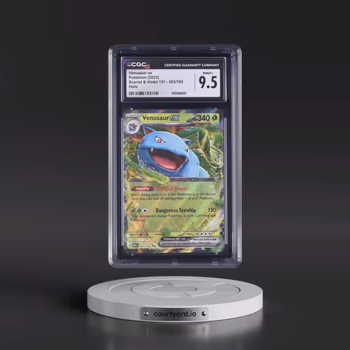 2023 Scarlet & Violet 151 - MEW EN #003/165 Venusaur ex - Holo (CGC 9.5 MINT+)