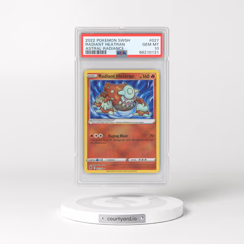 2022 Astral Radiance #27 Radiant Heatran - Holo (PSA 10 GEM MINT)