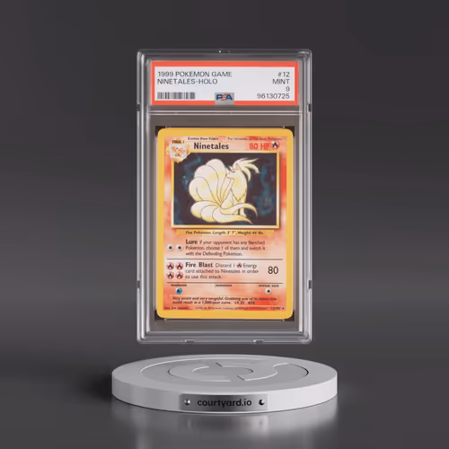 1999 Pokémon Game #12 Ninetales - Holo (PSA 9 MINT)