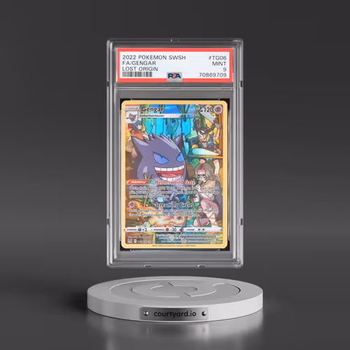 2022 Pokémon Sword & Shield Lost Origin #TG06 Gengar - Full Art (PSA 9 MINT)