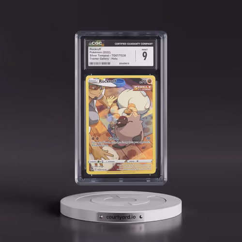 2022 Silver Tempest #TG07/TG30 Rockruff - Trainer Gallery Holo (CGC 9 MINT)
