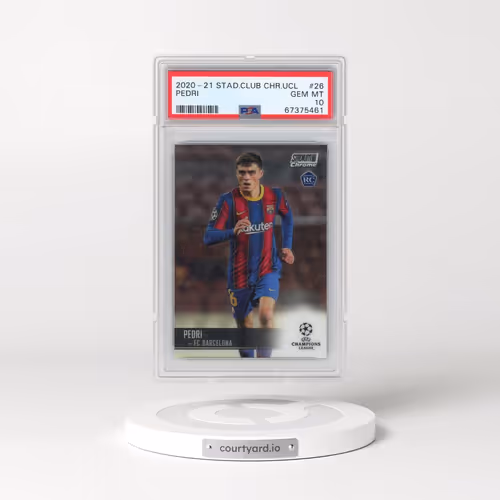 2020 Stadium Club Chrome UEFA Champions League #26 Pedri (PSA 10 GEM MINT)