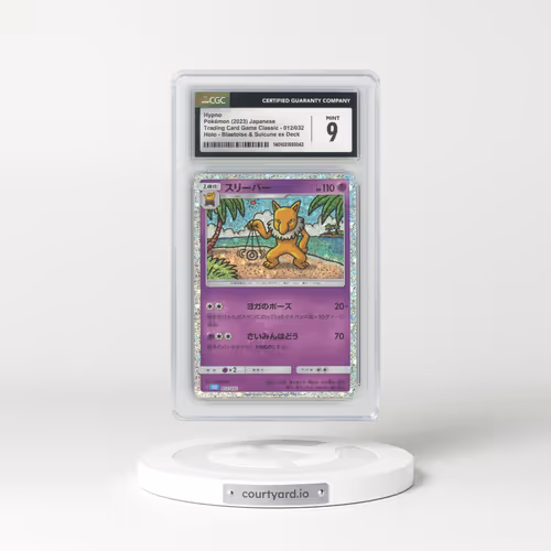 2023 Trading Card Game Classic - CLF, CLL, CLK #012/032 Hypno - Holo Blastoise & Suicune ex Deck - CLK (CGC 9 MINT)