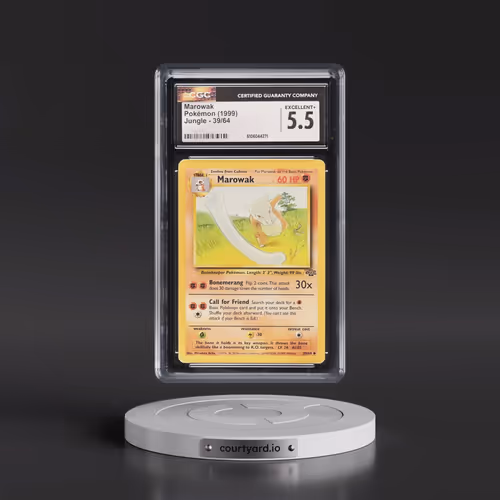 1999 Jungle #39/64 Marowak (CGC 5.5 EX+)