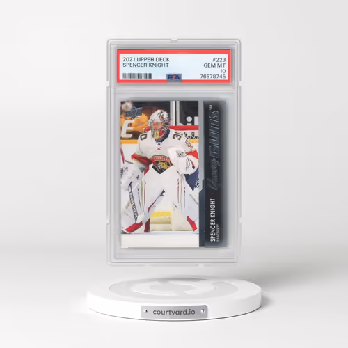 2021-2022 Upper Deck #223 Spencer Knight (PSA 10 GEM MINT)