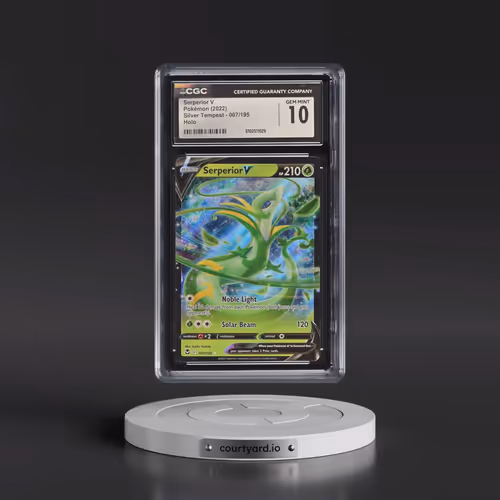 2022 Silver Tempest #007/195 Serperior V - Holo (CGC 10 GEM MINT)