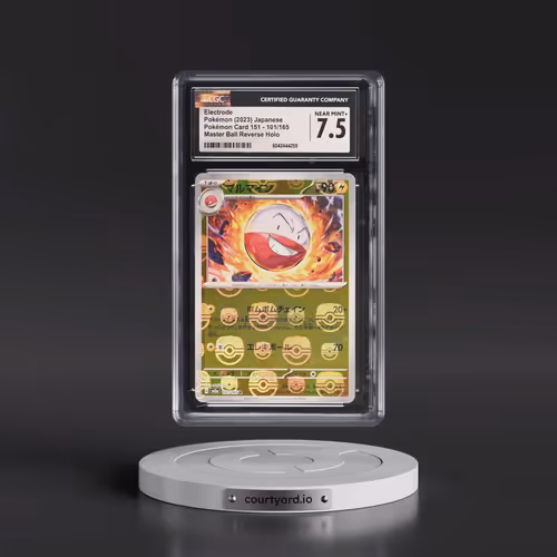 2023 Pokémon Card 151 #101/165 Electrode - Reverse Holo Master Ball (CGC 7.5 NM+)