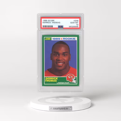 1989 Score #258 Derrick Thomas (PSA 10 GEM MINT)