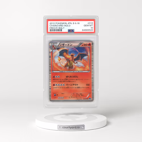 2012 Pokémon Black & White Freeze Bolt #012 Charizard - Holo (PSA 10 GEM MINT)