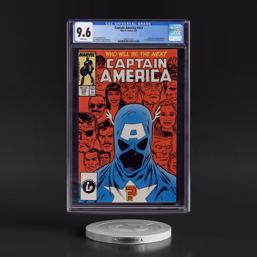 Captain America #333 CGC 9.6 White Pages (Marvel Comics, 9/87) - Universal