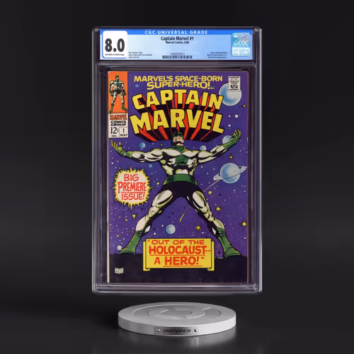 Captain Marvel #1 CGC 8.0 Off-white to White Pages (Marvel Comics, 5/68)